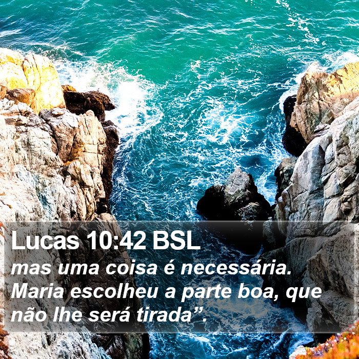 Lucas 10:42 BSL Bible Study