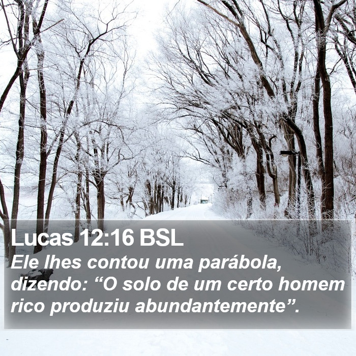 Lucas 12:16 BSL Bible Study