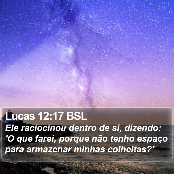 Lucas 12:17 BSL Bible Study