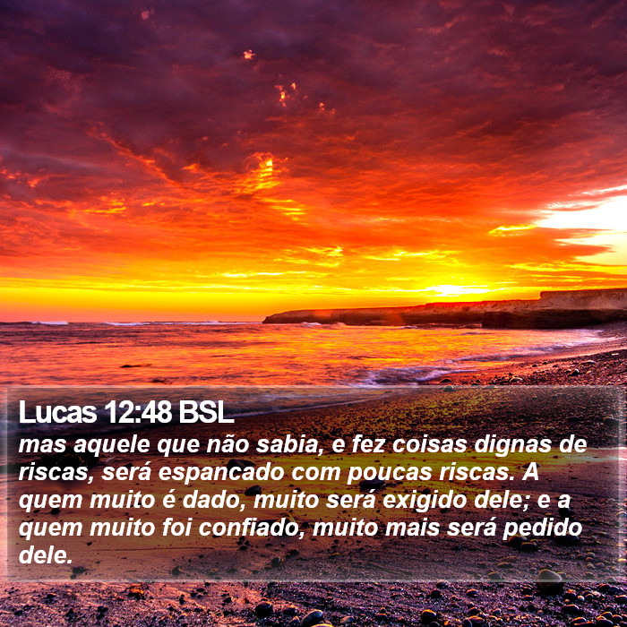 Lucas 12:48 BSL Bible Study