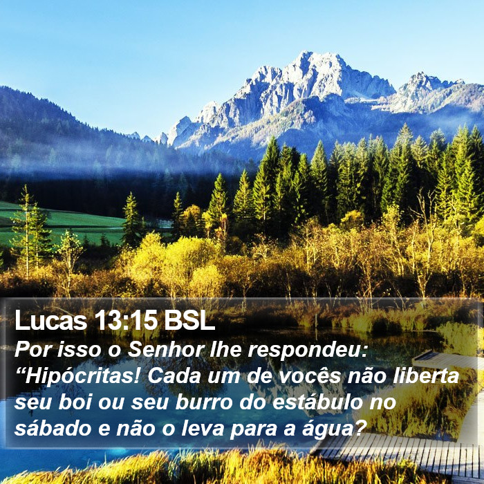 Lucas 13:15 BSL Bible Study