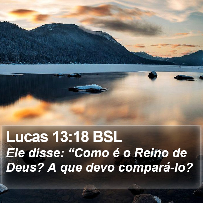 Lucas 13:18 BSL Bible Study