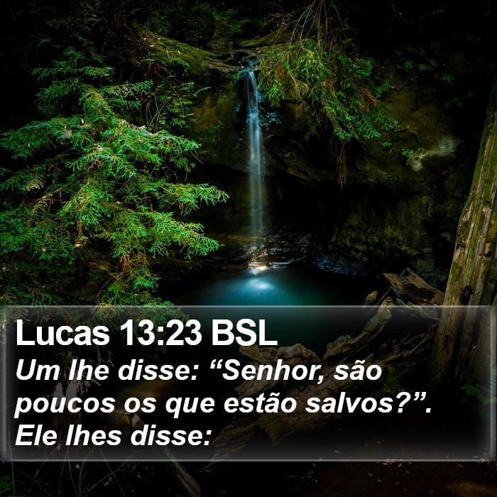 Lucas 13:23 BSL Bible Study