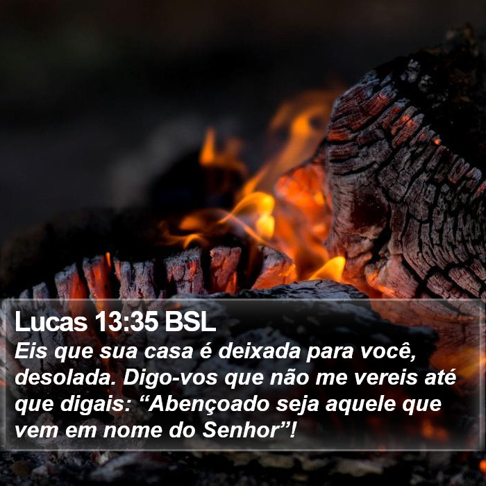 Lucas 13:35 BSL Bible Study