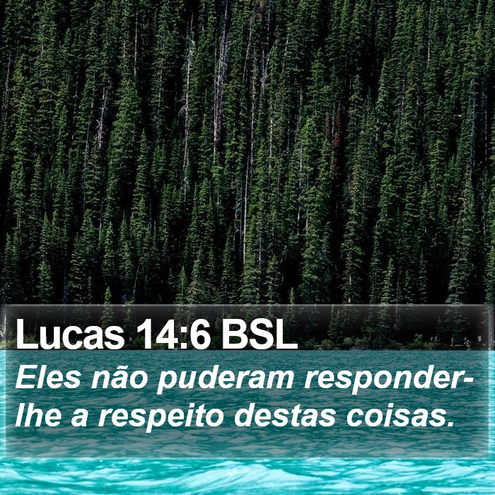 Lucas 14:6 BSL Bible Study