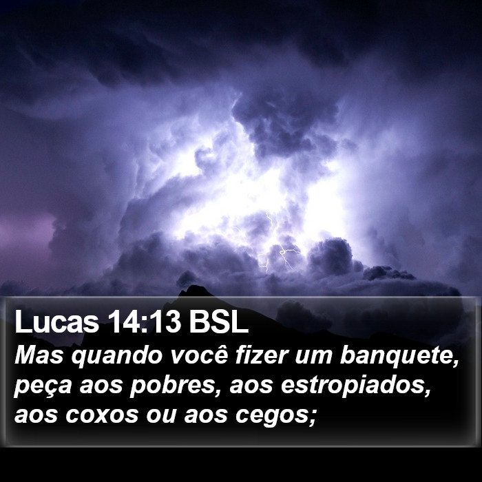 Lucas 14:13 BSL Bible Study