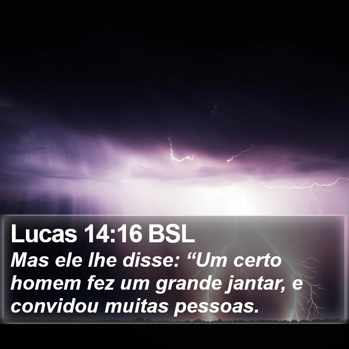 Lucas 14:16 BSL Bible Study