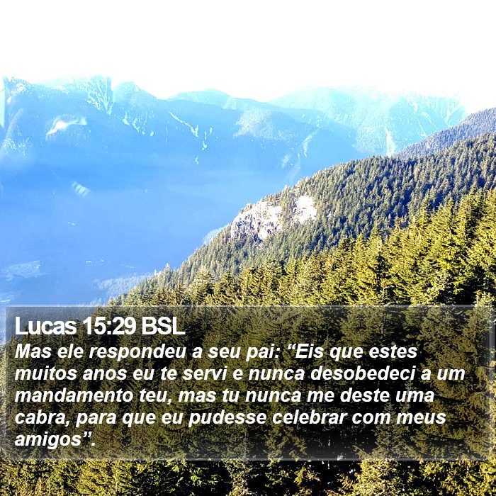 Lucas 15:29 BSL Bible Study