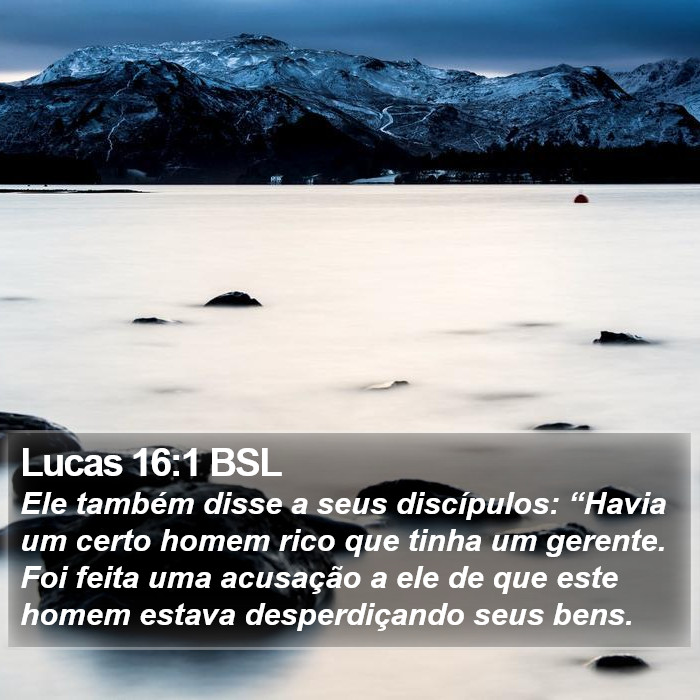 Lucas 16:1 BSL Bible Study