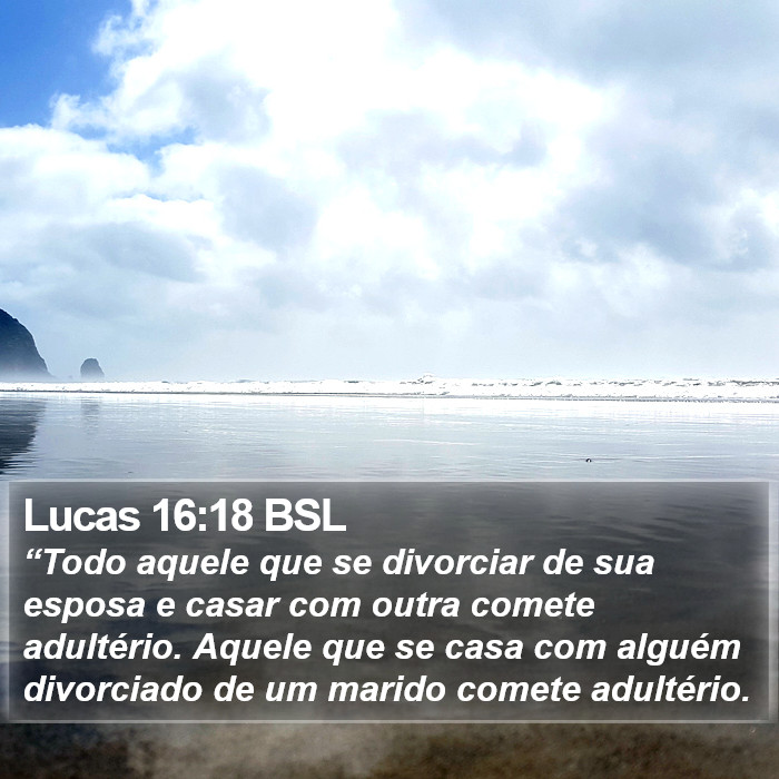 Lucas 16:18 BSL Bible Study