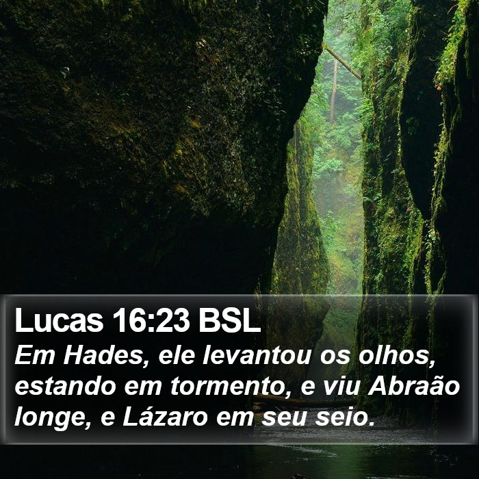 Lucas 16:23 BSL Bible Study