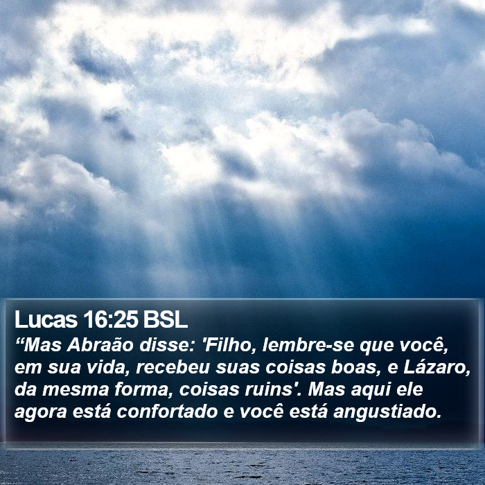 Lucas 16:25 BSL Bible Study