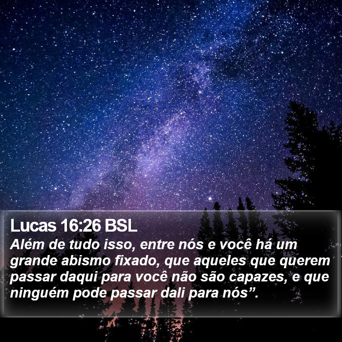 Lucas 16:26 BSL Bible Study