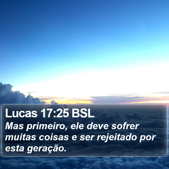 Lucas 17:25 BSL Bible Study