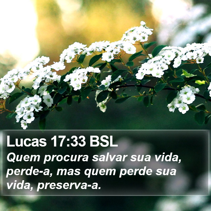 Lucas 17:33 BSL Bible Study