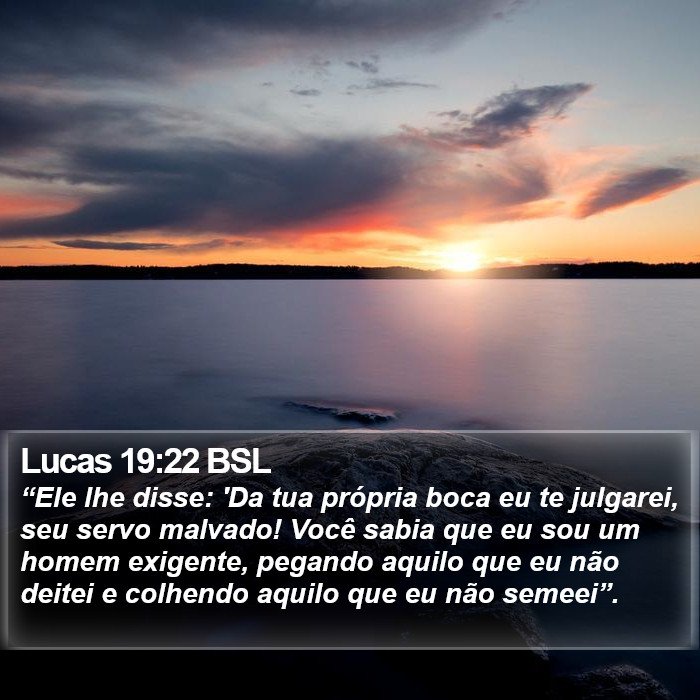 Lucas 19:22 BSL Bible Study