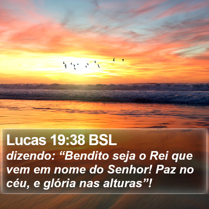 Lucas 19:38 BSL Bible Study