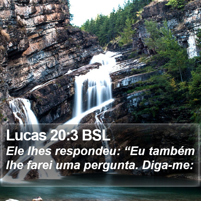 Lucas 20:3 BSL Bible Study