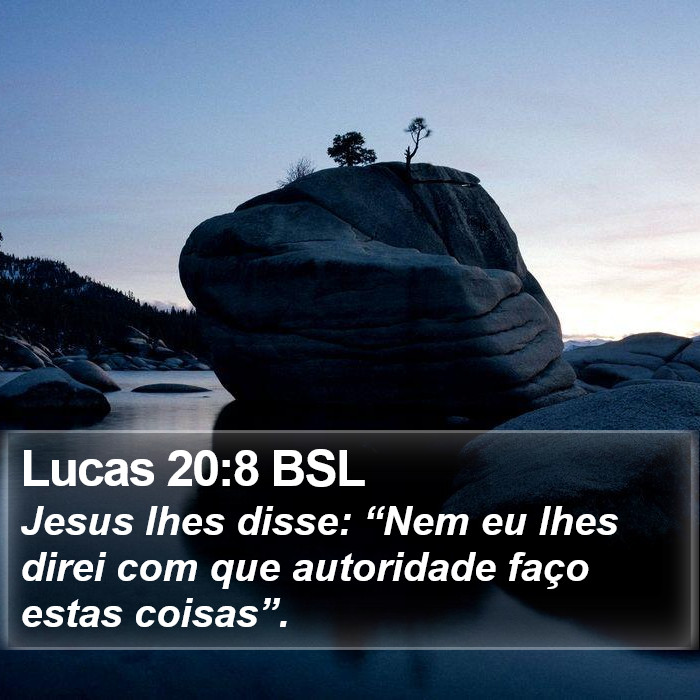 Lucas 20:8 BSL Bible Study