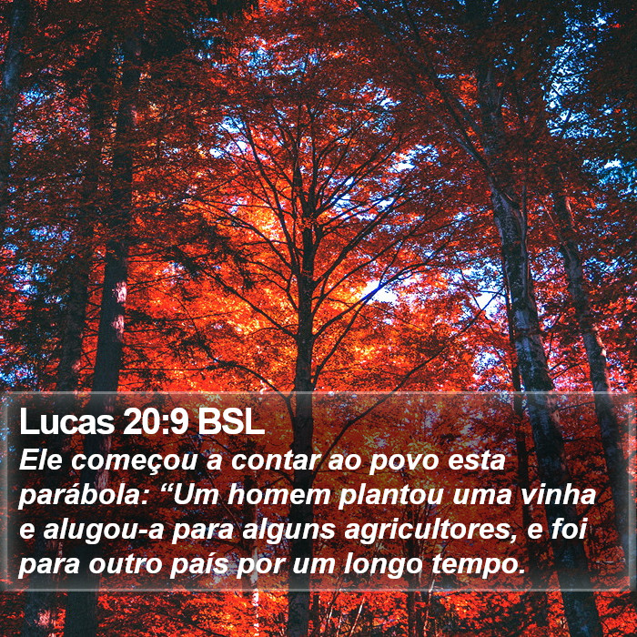 Lucas 20:9 BSL Bible Study