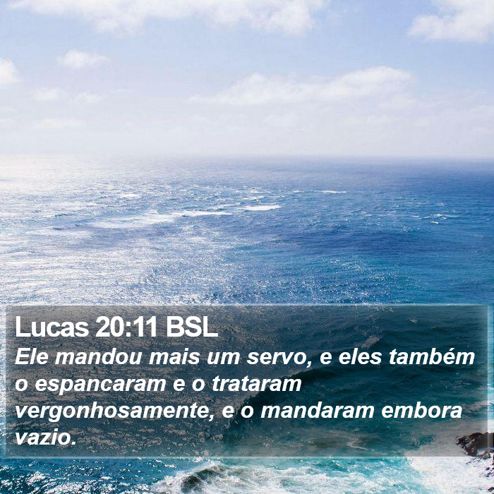 Lucas 20:11 BSL Bible Study