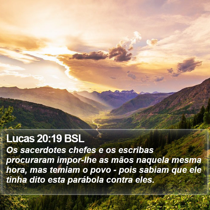 Lucas 20:19 BSL Bible Study