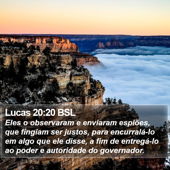 Lucas 20:20 BSL Bible Study