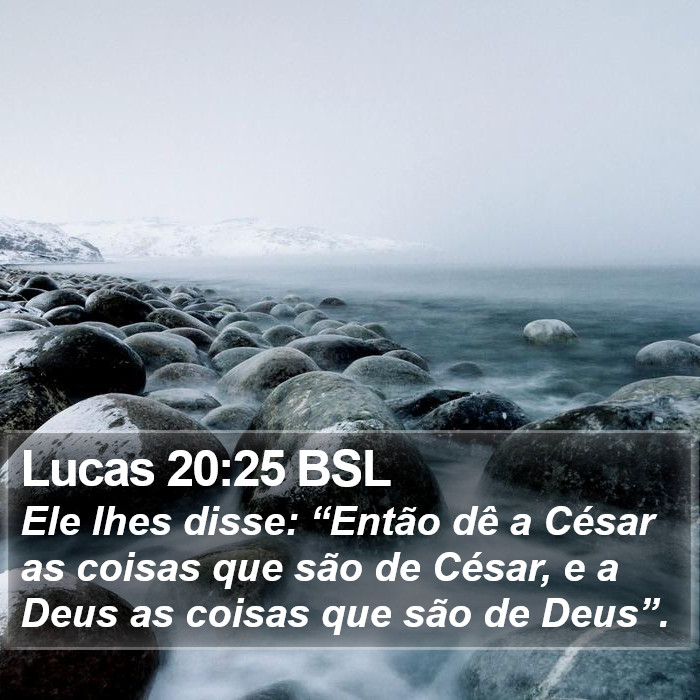 Lucas 20:25 BSL Bible Study