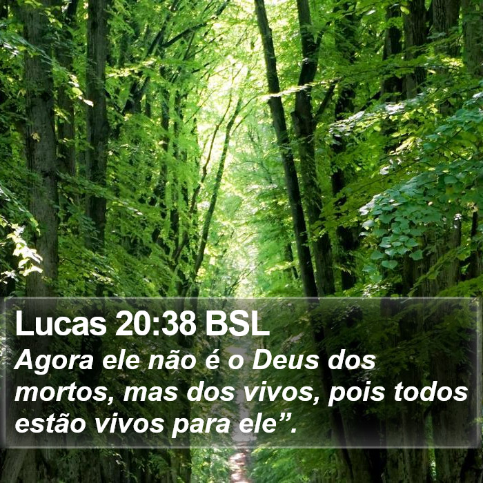 Lucas 20:38 BSL Bible Study