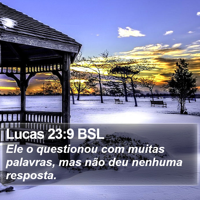 Lucas 23:9 BSL Bible Study