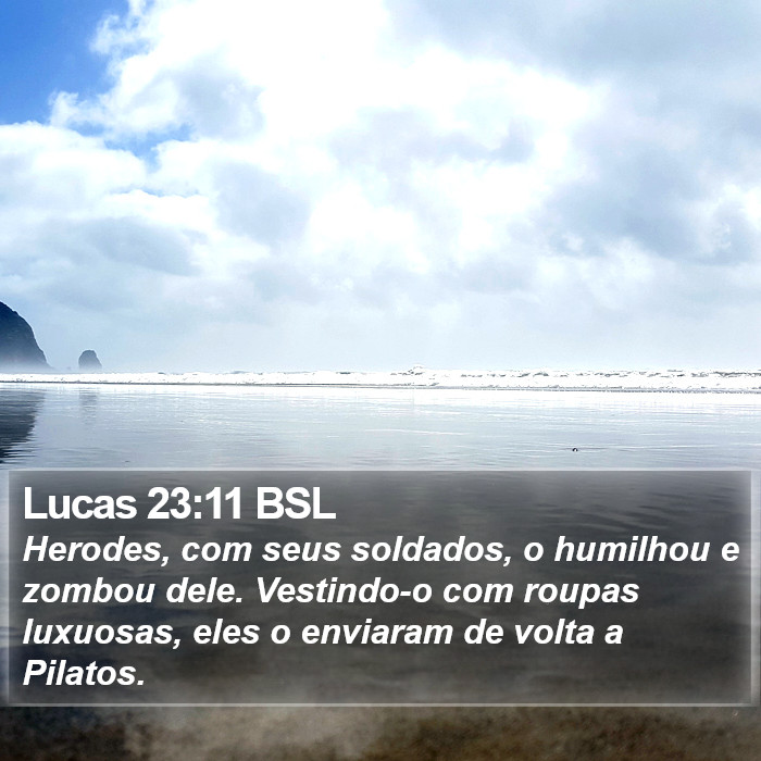 Lucas 23:11 BSL Bible Study