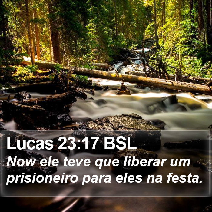 Lucas 23:17 BSL Bible Study