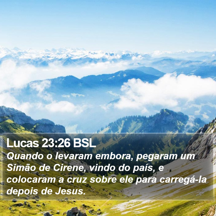 Lucas 23:26 BSL Bible Study