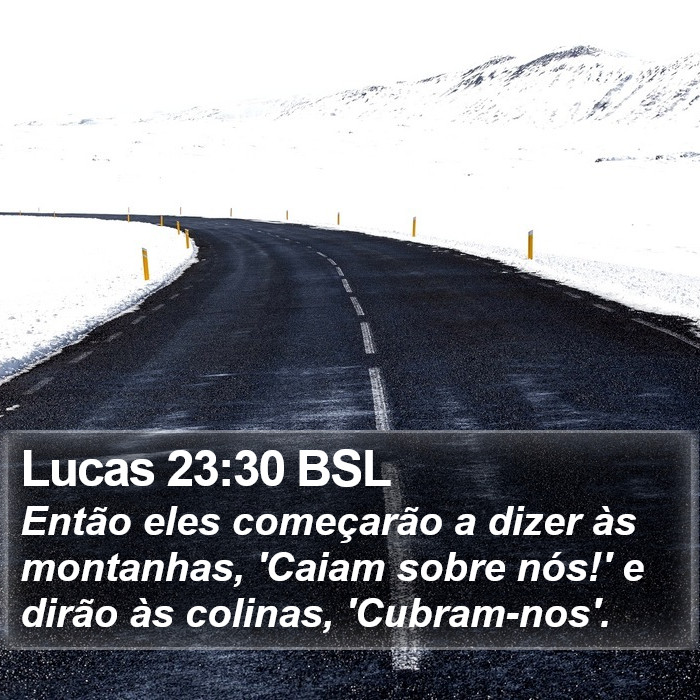 Lucas 23:30 BSL Bible Study