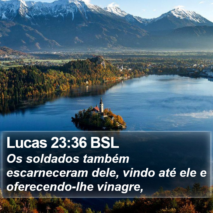 Lucas 23:36 BSL Bible Study