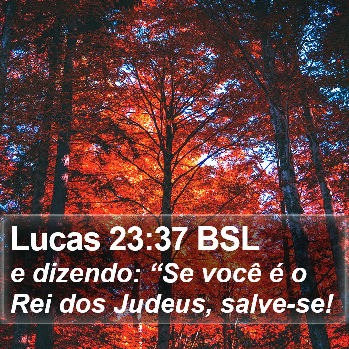 Lucas 23:37 BSL Bible Study