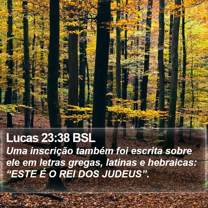 Lucas 23:38 BSL Bible Study