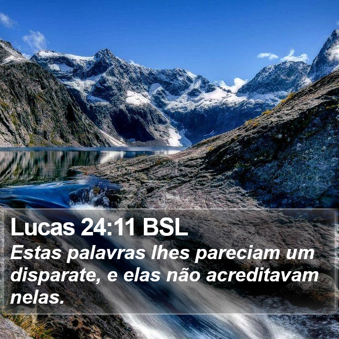 Lucas 24:11 BSL Bible Study