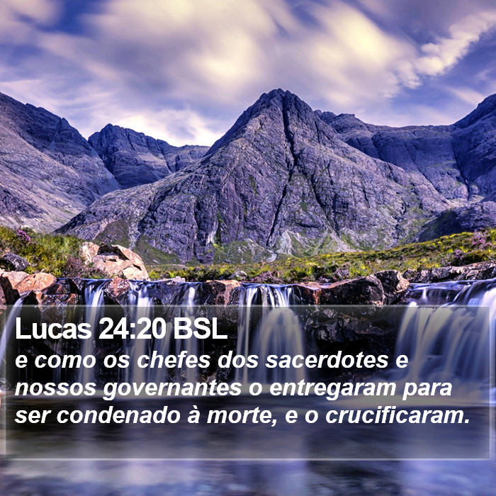 Lucas 24:20 BSL Bible Study