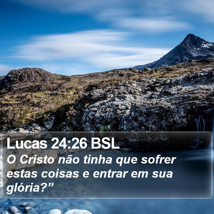 Lucas 24:26 BSL Bible Study