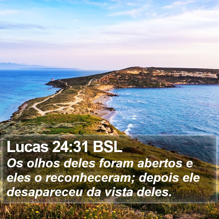 Lucas 24:31 BSL Bible Study