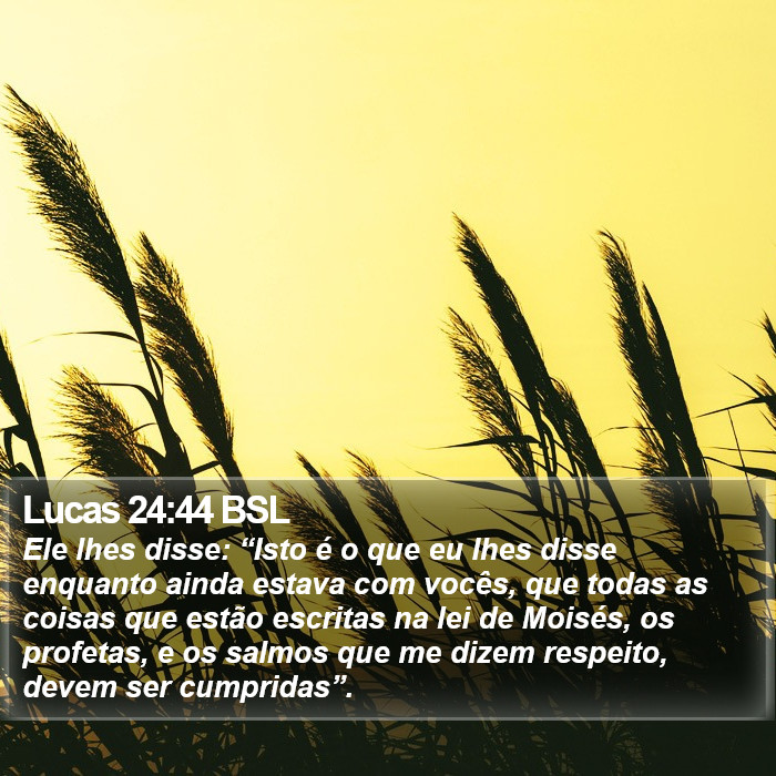 Lucas 24:44 BSL Bible Study
