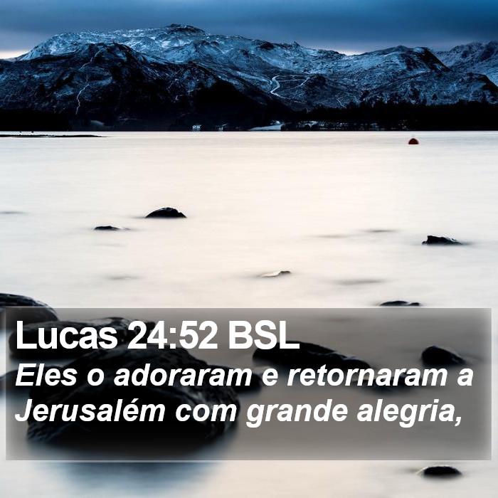 Lucas 24:52 BSL Bible Study