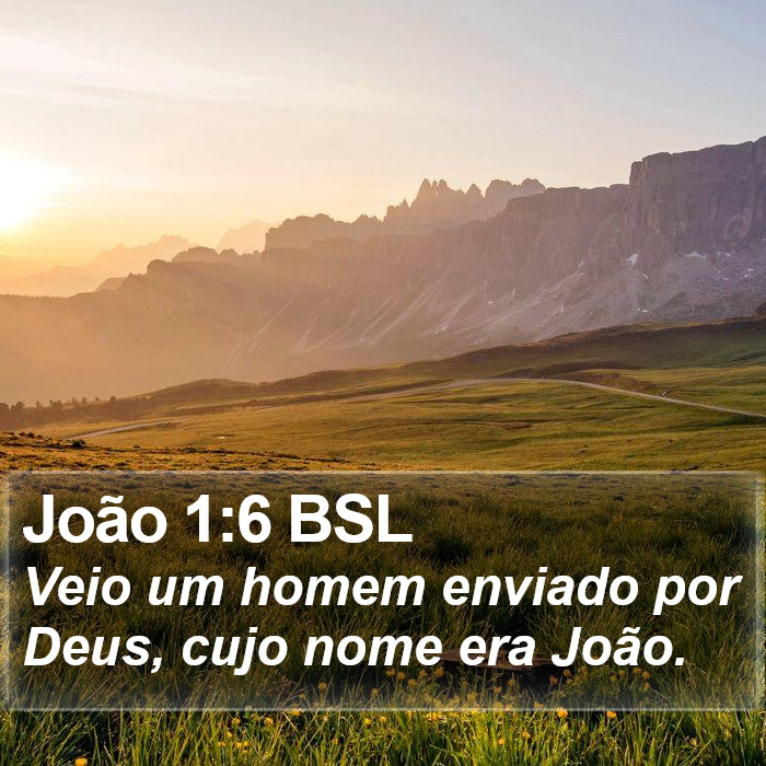 João 1:6 BSL Bible Study