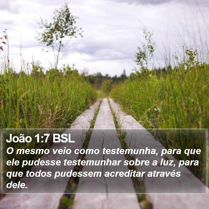 João 1:7 BSL Bible Study