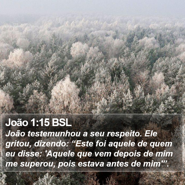 João 1:15 BSL Bible Study