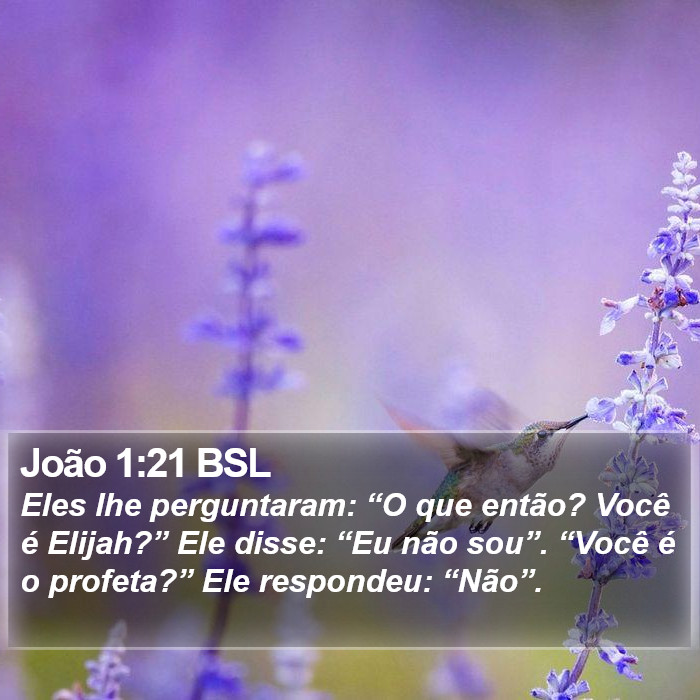 João 1:21 BSL Bible Study