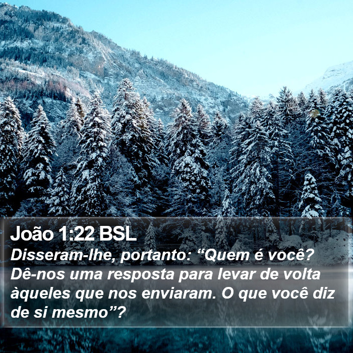 João 1:22 BSL Bible Study