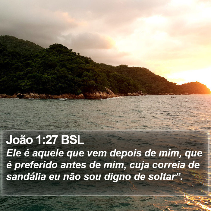 João 1:27 BSL Bible Study