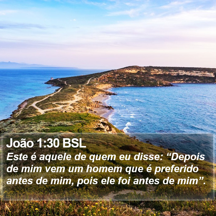 João 1:30 BSL Bible Study